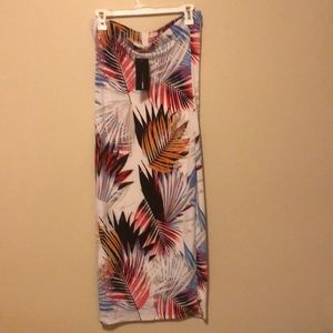 palm bodycon dress